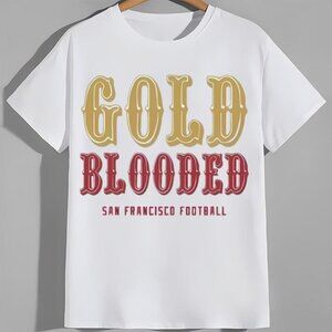 Gold Blooded San Francisco 49ers Pride Football Team Graphic Gift T-Shirt 73